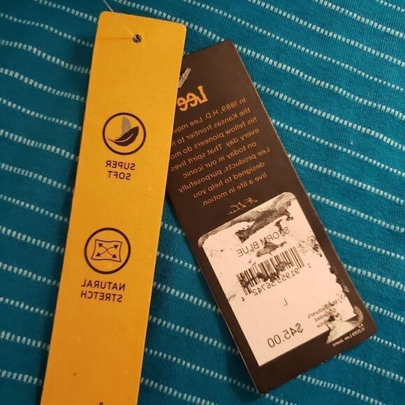 Lee Men's short Sleeve polo style shirt large NWT - Picture 6 of 7